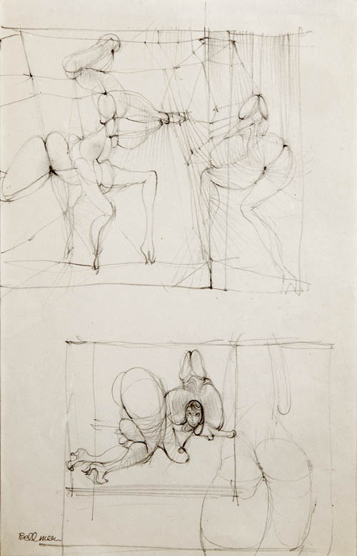 Hans Bellmer - Sans Titre (Untitled) - 1955 pencil on paper